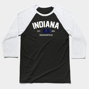 Indiana Collegiate Preppy Baseball T-Shirt